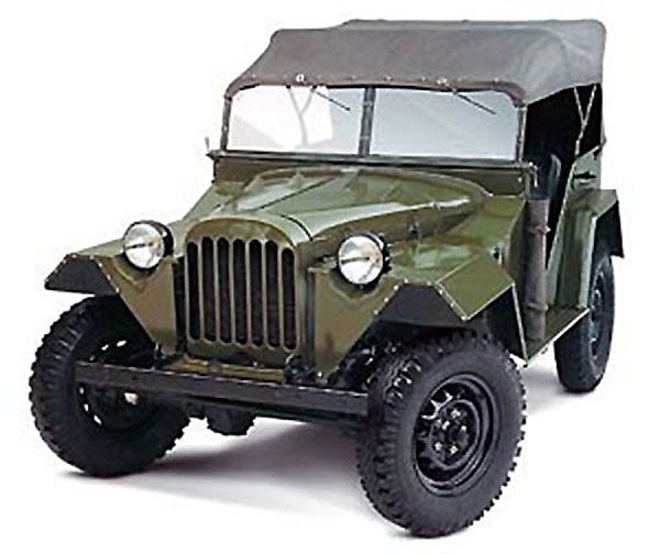 Серийное производство ГАЗ-67 началось в 1943 году. Полноприводной